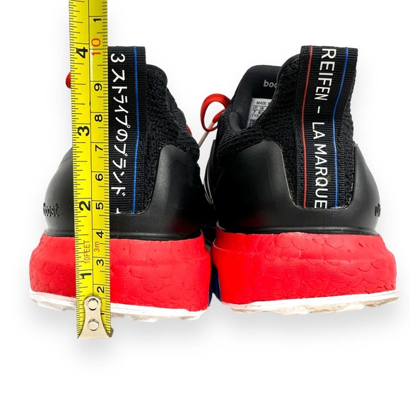 Adidas UltraBoost DNA Core Black Lush Red Running Sneaker Sz 7 Youth 8.5 Womens - Picture 11 of 14